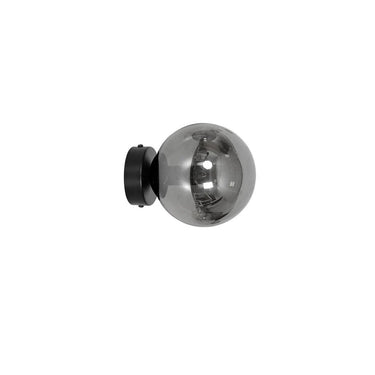 ROSSI 1-lichts wandlamp - Smoked glas