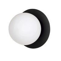 Emibig MINERVA 1-lichts wandlamp – zwart
