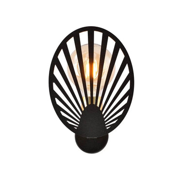 TALIA 1-lichts wandlamp - Zwart goud