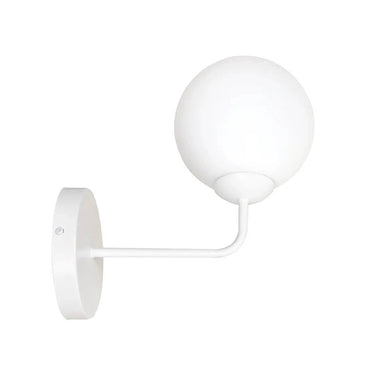 1-lichts wandlamp K1 Pregos – Wit