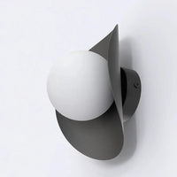 FIERO 1-lichts wandlamp - Zwart wit - Mooier Thuis