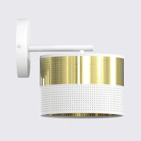 Lux wandlamp 1-lichts wit goud