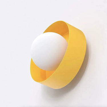LULU 1-lichts wandlamp - Oranje frame