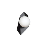 DRIFTON 1-lichts wandlamp – zwart - zwart en wit - Mooier Thuis