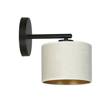 HILDE 1-lichts wandlamp - Wit fluweel
