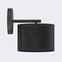 Lux wandlamp 1-lichts zwart