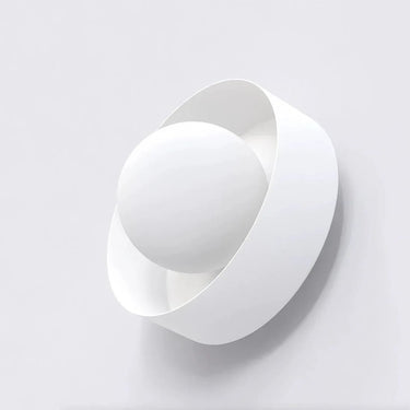 LULU 1-lichts wandlamp - Wit glas