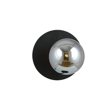 OSLO 1-lichts wandlamp - Smoked glas