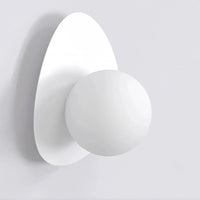 OVO 1-lichts wandlamp - Wit glas - Mooier Thuis