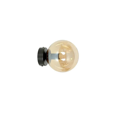ROSSI 1-lichts wandlamp - Amber glas