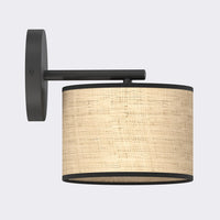 Eco wandlamp rotan 1-lichts naturel