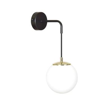 OGNIS 1-lichts wandlamp – zwart