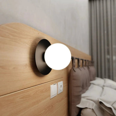 MINERVA 1-lichts wandlamp – zwart