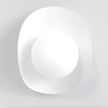 FIERO 1-lichts wandlamp - Wit glas