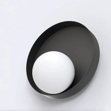 KIDO 1-lichts wandlamp - Zwart frame