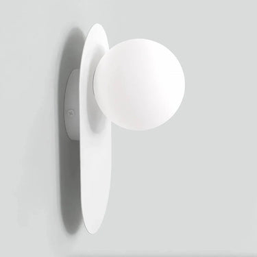 VIVA 1-lichts wandlamp - Wit glas