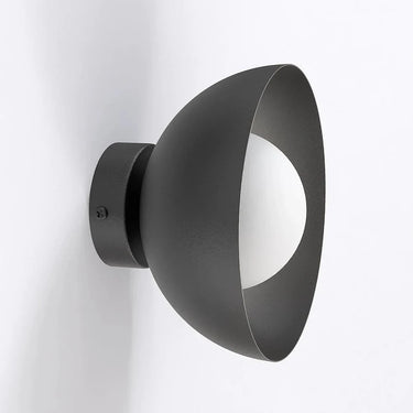 BIBI 1-lichts wandlamp – zwart