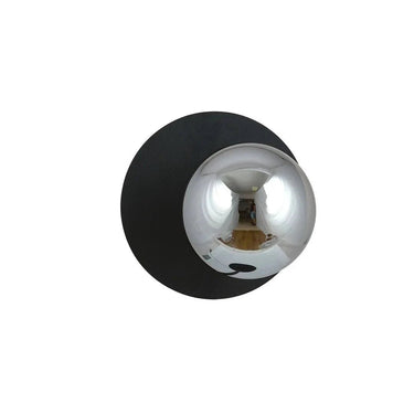 OSLO 1-lichts wandlamp - Smoked glas