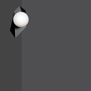 DRIFTON 1-lichts wandlamp – zwart