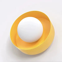 Emibig LULU 1-lichts wandlamp - Oranje frame