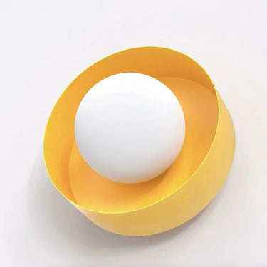 LULU 1-lichts wandlamp - Oranje frame