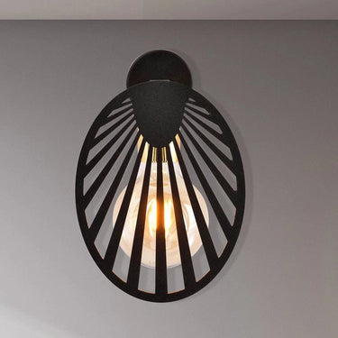TALIA 1-lichts wandlamp - Zwart goud