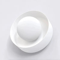 Emibig LULU 1-lichts wandlamp - Wit glas