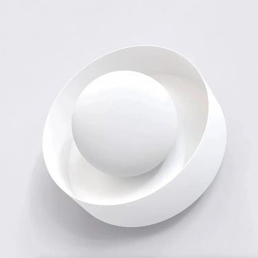 LULU 1-lichts wandlamp - Wit glas