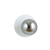 Emibig OSLO 1-lichts wandlamp - Smoked glas/wit