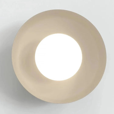 OZZY 1-lichts wandlamp – mokka/beige
