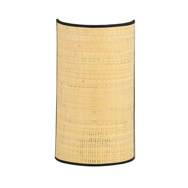 ASTON 1-lichts wandlamp - Rotan kap