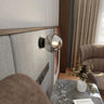 Mooier Thuis - ROSSI 1-lichts wandlamp - Smoked glas - metaal en glas