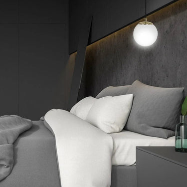 OGNIS 1-lichts wandlamp – zwart