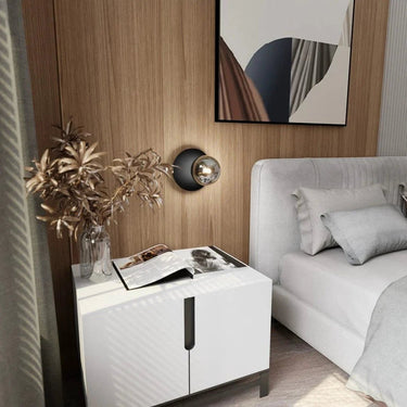 OSLO 1-lichts wandlamp - Smoked glas