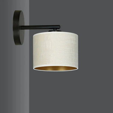HILDE 1-lichts wandlamp - Wit fluweel