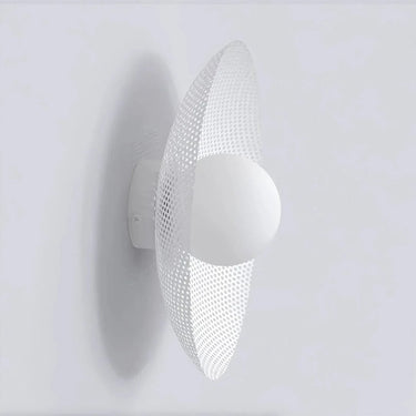 VIBEZ 1-lichts wandlamp - Wit glas