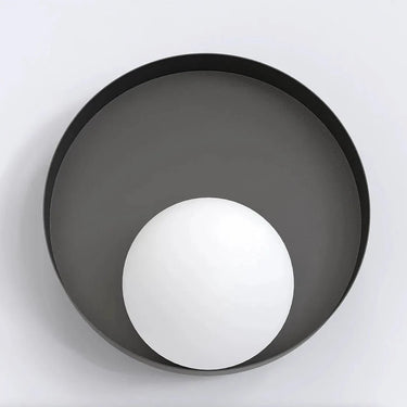 KIDO 1-lichts wandlamp - Zwart frame
