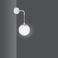 Emibig OGNIS 1-lichts wandlamp – Wit - Mooier Thuis