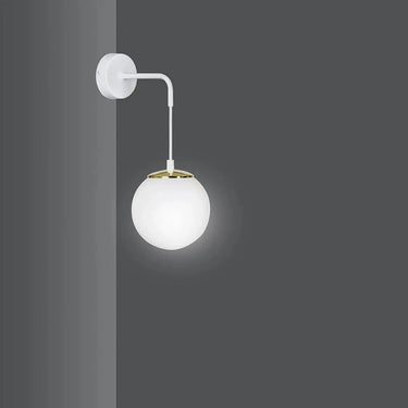 OGNIS 1-lichts wandlamp – Wit