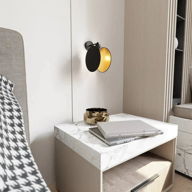 PATTERN 1-lichts wandlamp - Zwart/Goud