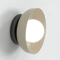 Emibig OZZY 1-lichts wandlamp – mokka/beige - Mooier Thuis