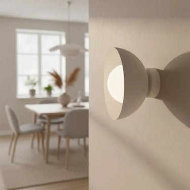 BIBI 1-lichts wandlamp – wit