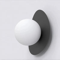 Emibig OVO 1-lichts wandlamp – zwart - Mooier Thuis