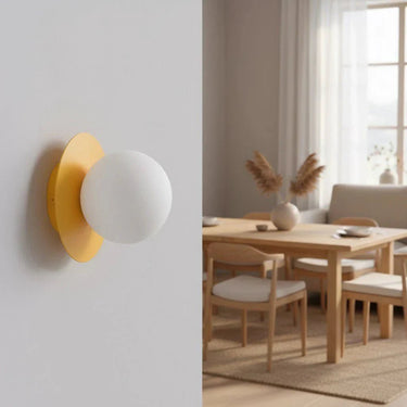 K1 1-lichts wandlamp - Oranje