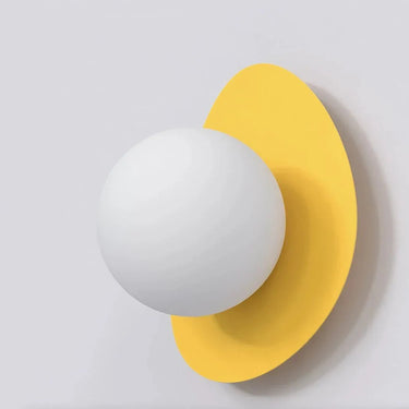 OVO 1-lichts wandlamp - Oranje frame