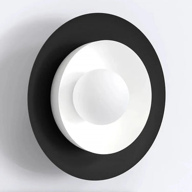 POPPI 1-lichts wandlamp - Zwart wit