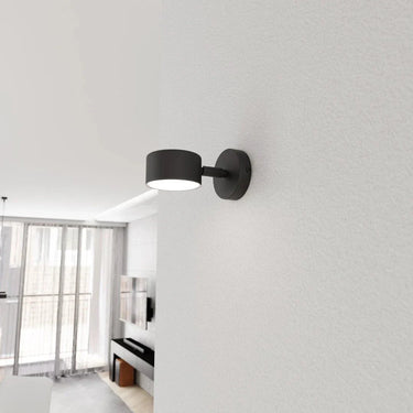 SORA 1-lichts wandlamp - Zwart
