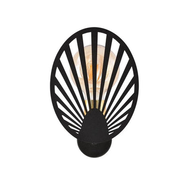 TALIA 1-lichts wandlamp - Zwart goud