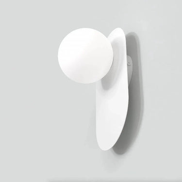 VIVA 1-lichts wandlamp - Wit glas