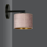 Emibig HILDE 1-lichts wandlamp - Roze fluweel - Mooier Thuis